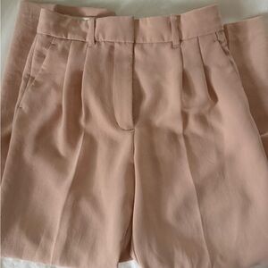 Aritzia Women's Pleated Pink Pants